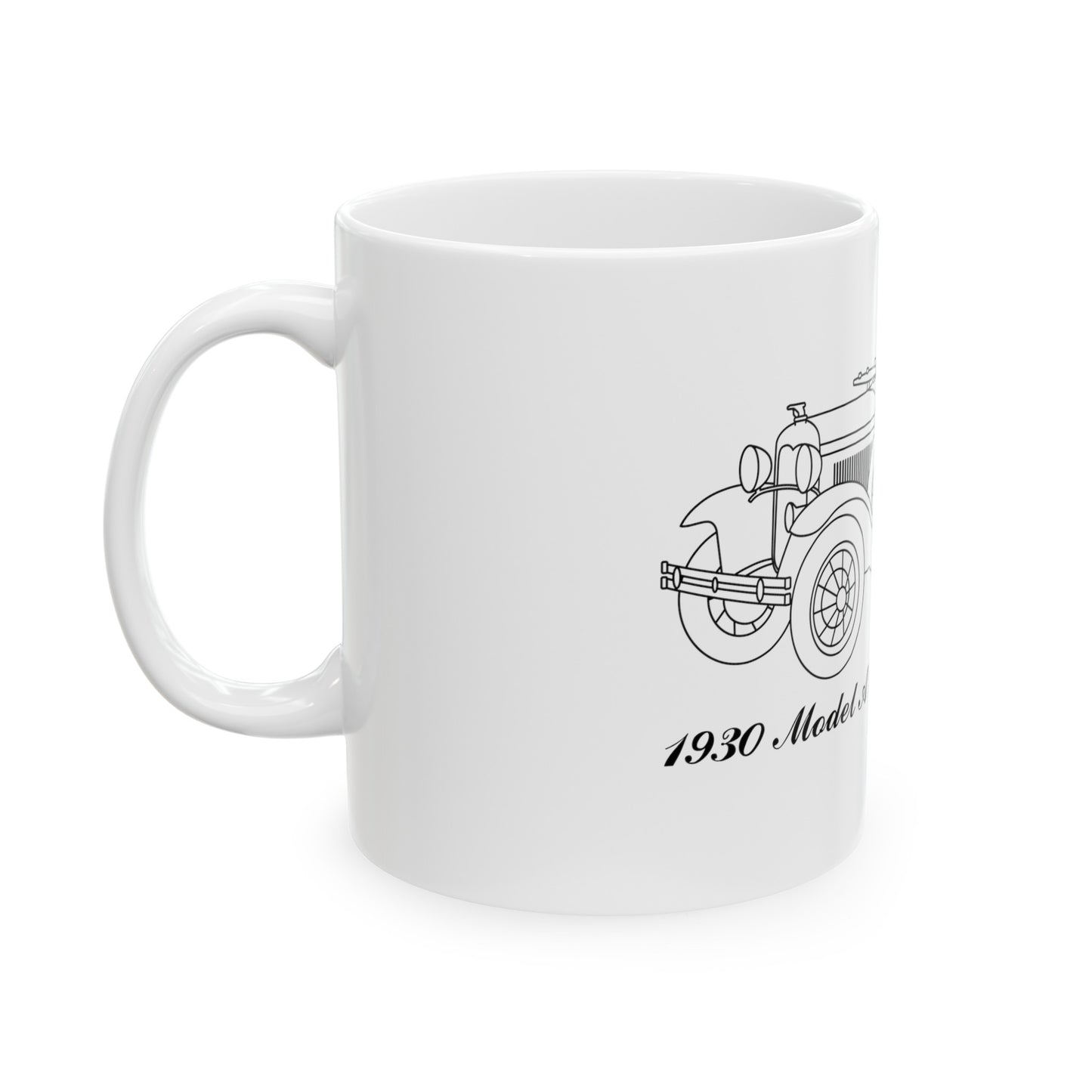 1930 De Luxe Roadster White Mug