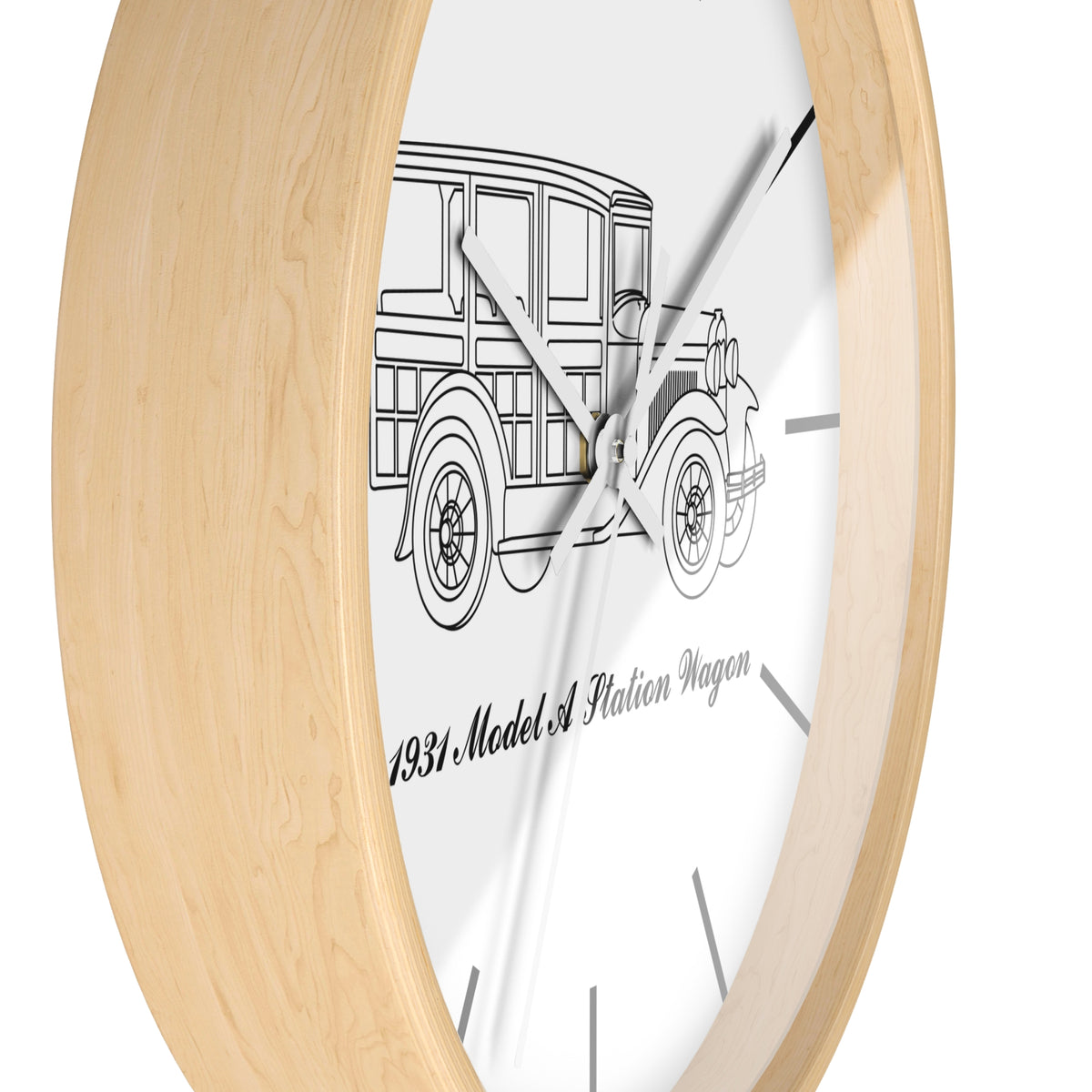 1931 Station Wagon Wall Clock