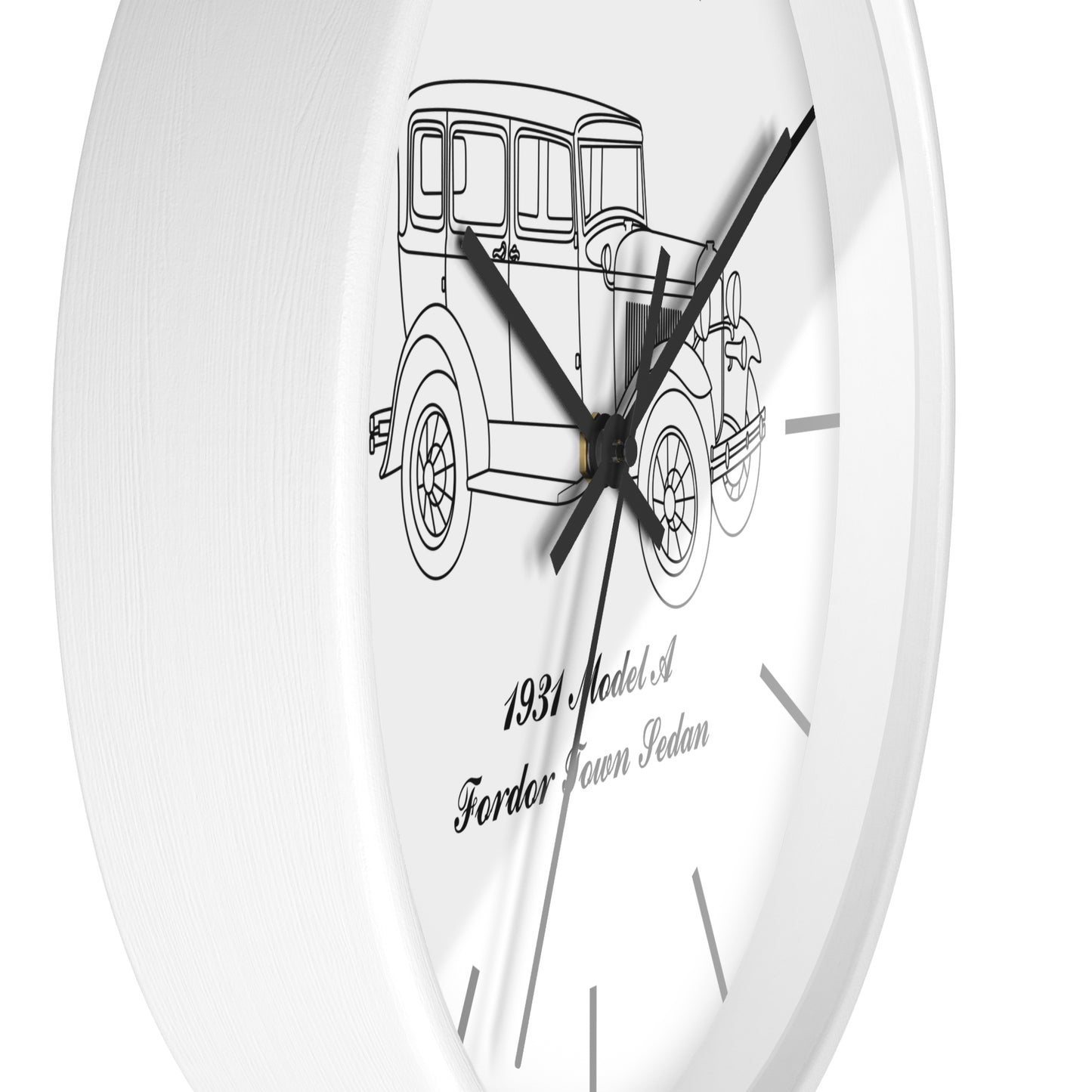 1931 Fordor Town Sedan Wall Clock