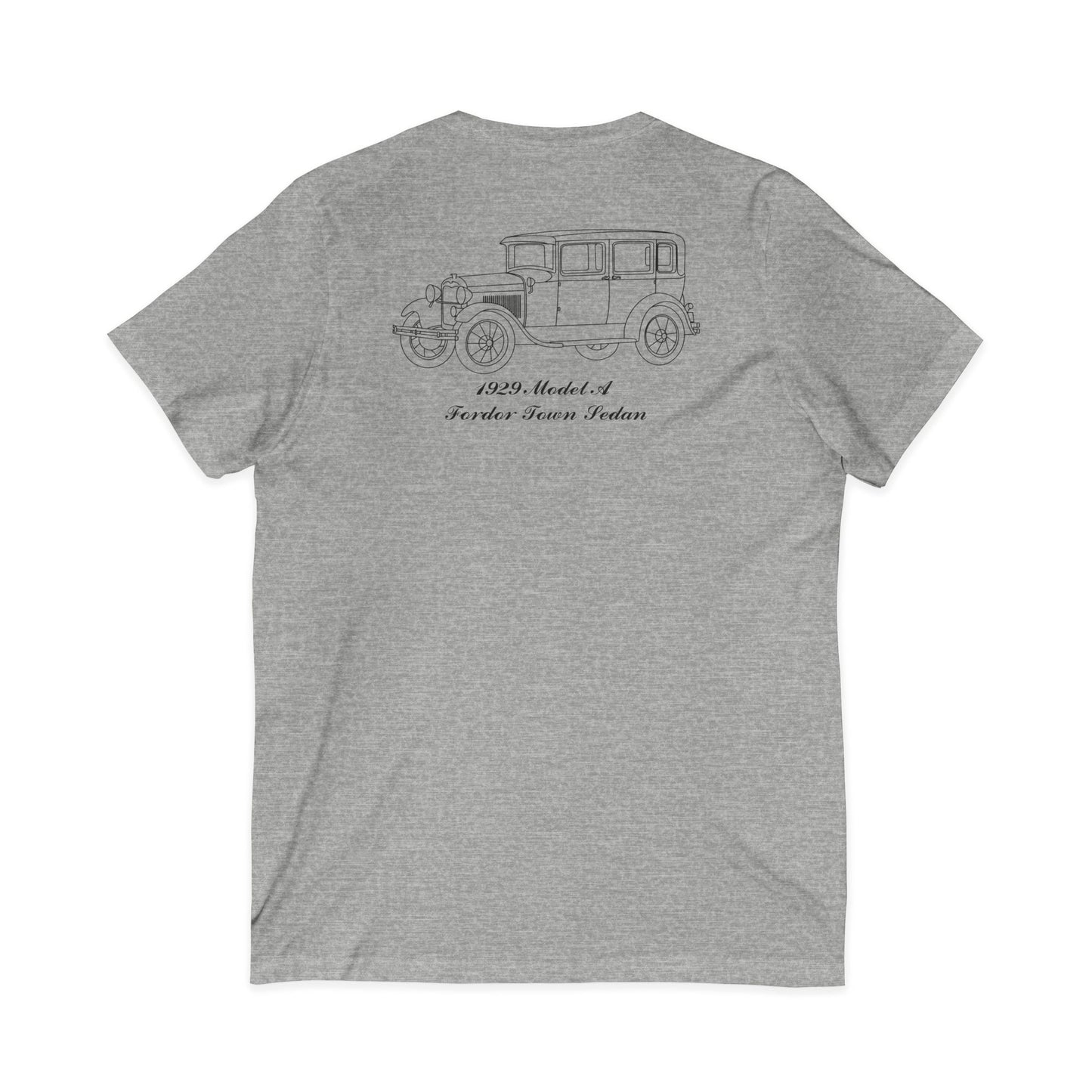 1929 Fordor Town Sedan Women's V-Neck Shirt