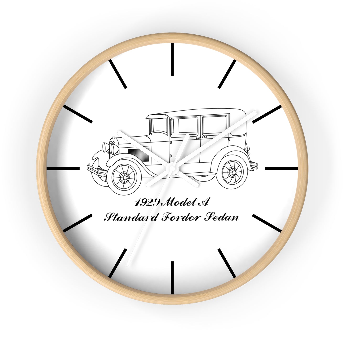 1929 Standard Fordor Sedan (2-Window) Wall Clock