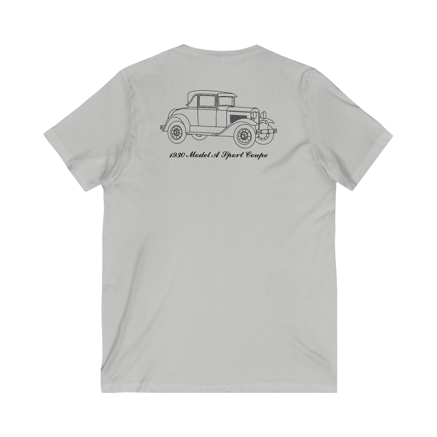 1930 Sport Coupe Women's V-Neck Shirt