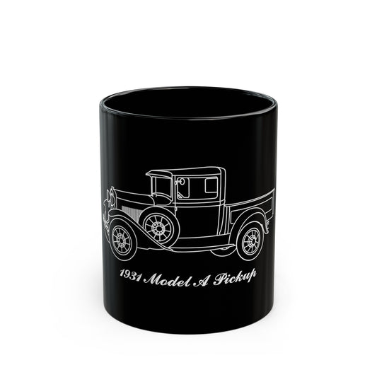 1931 Pickup Black Mug