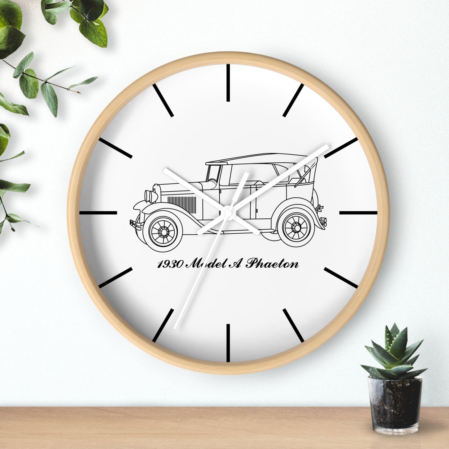1930 Phaeton Wall Clock