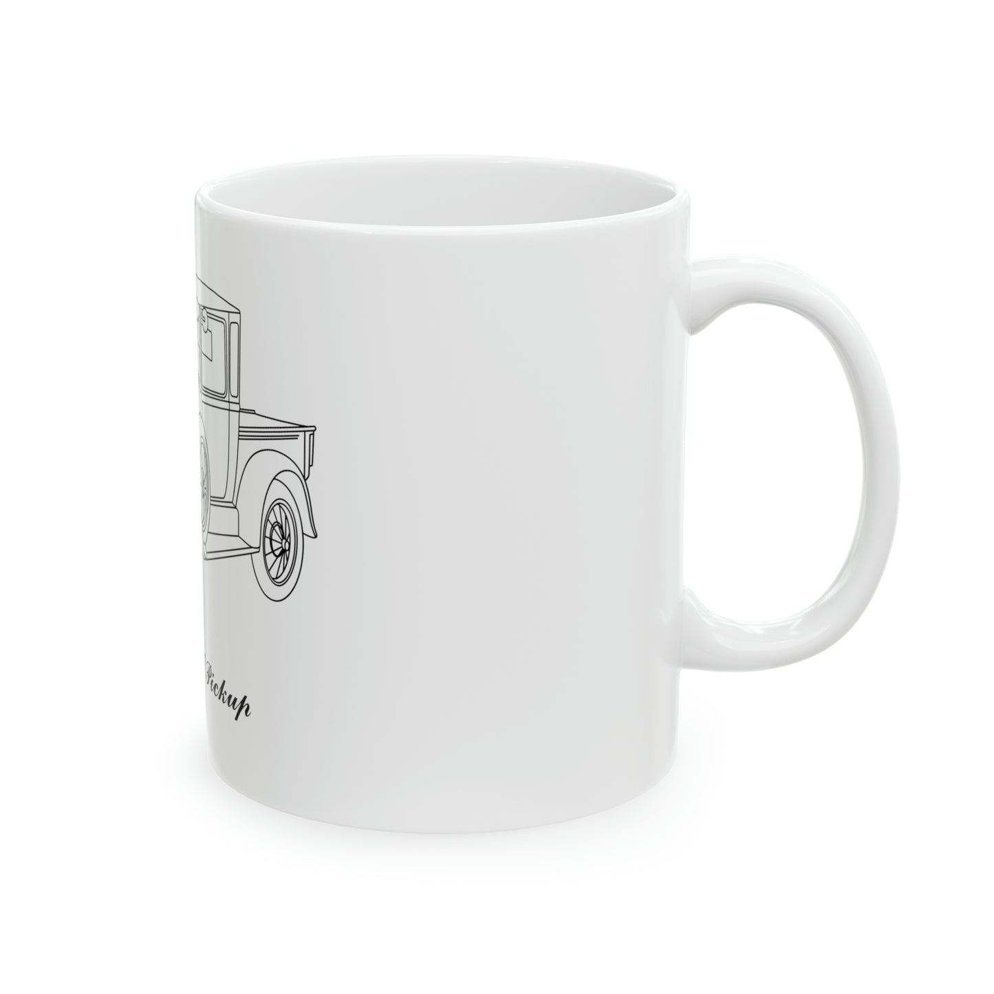 1928 Pickup White Mug