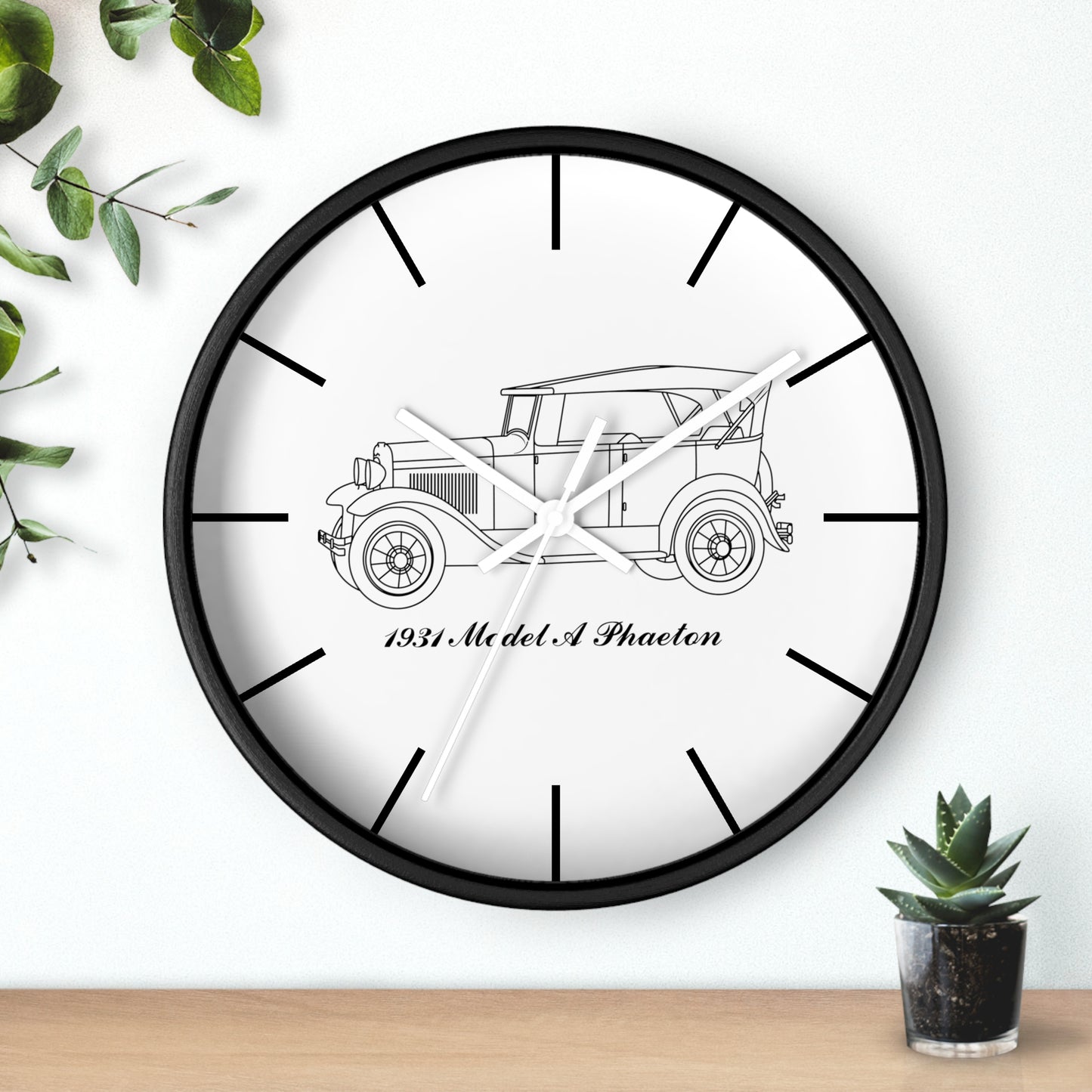 1931 Phaeton Wall Clock