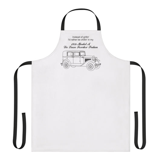 1931 De Luxe Fordor Sedan Grillin' Apron