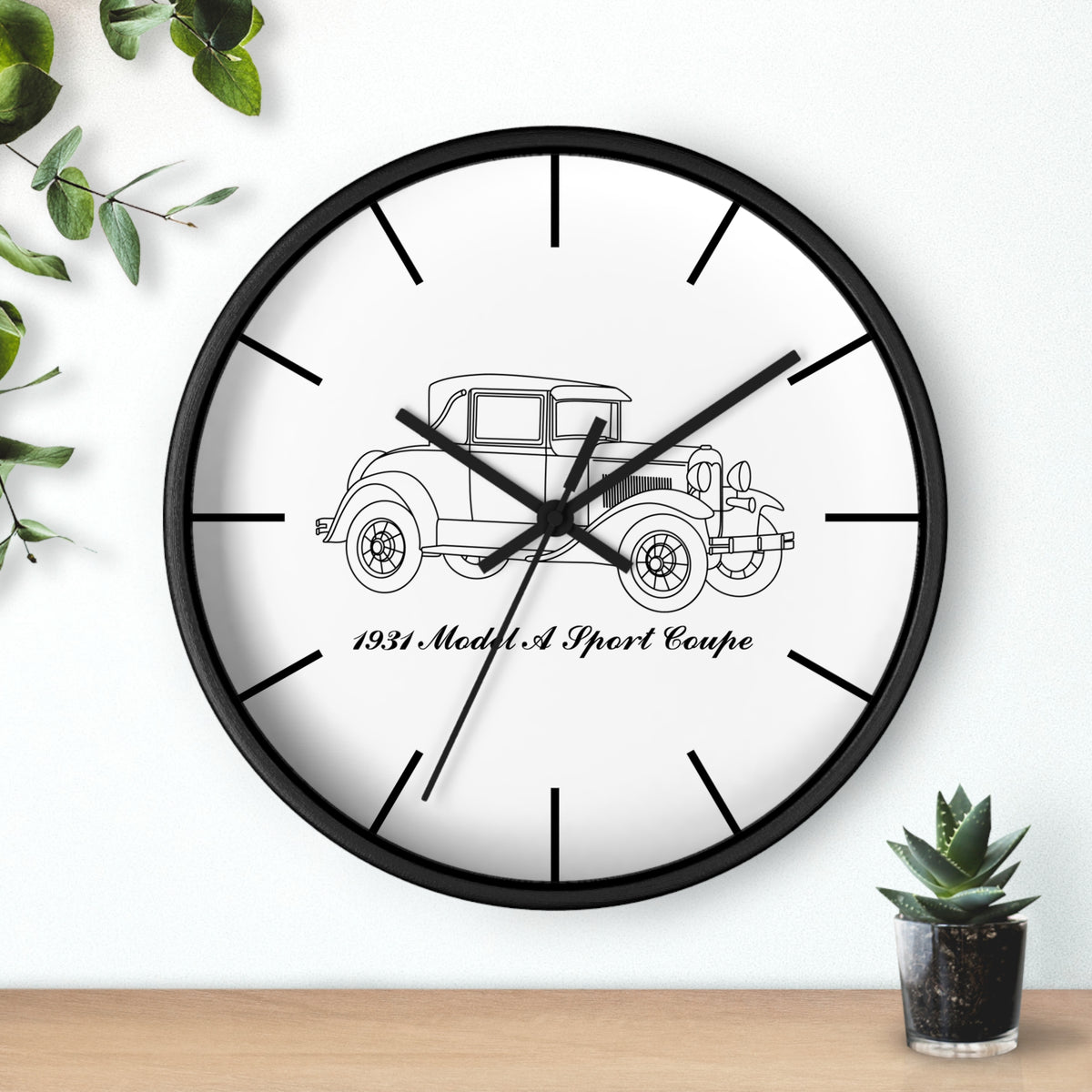 1931 Sport Coupe Wall Clock