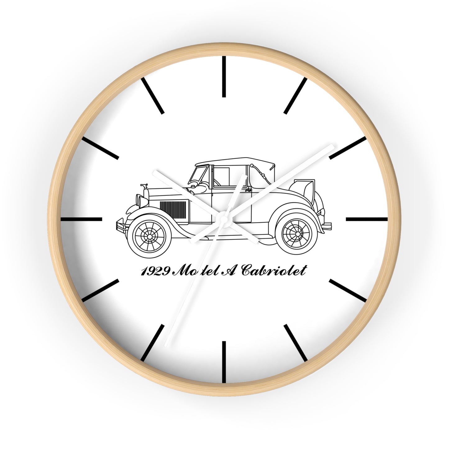 1929 Cabriolet Wall Clock
