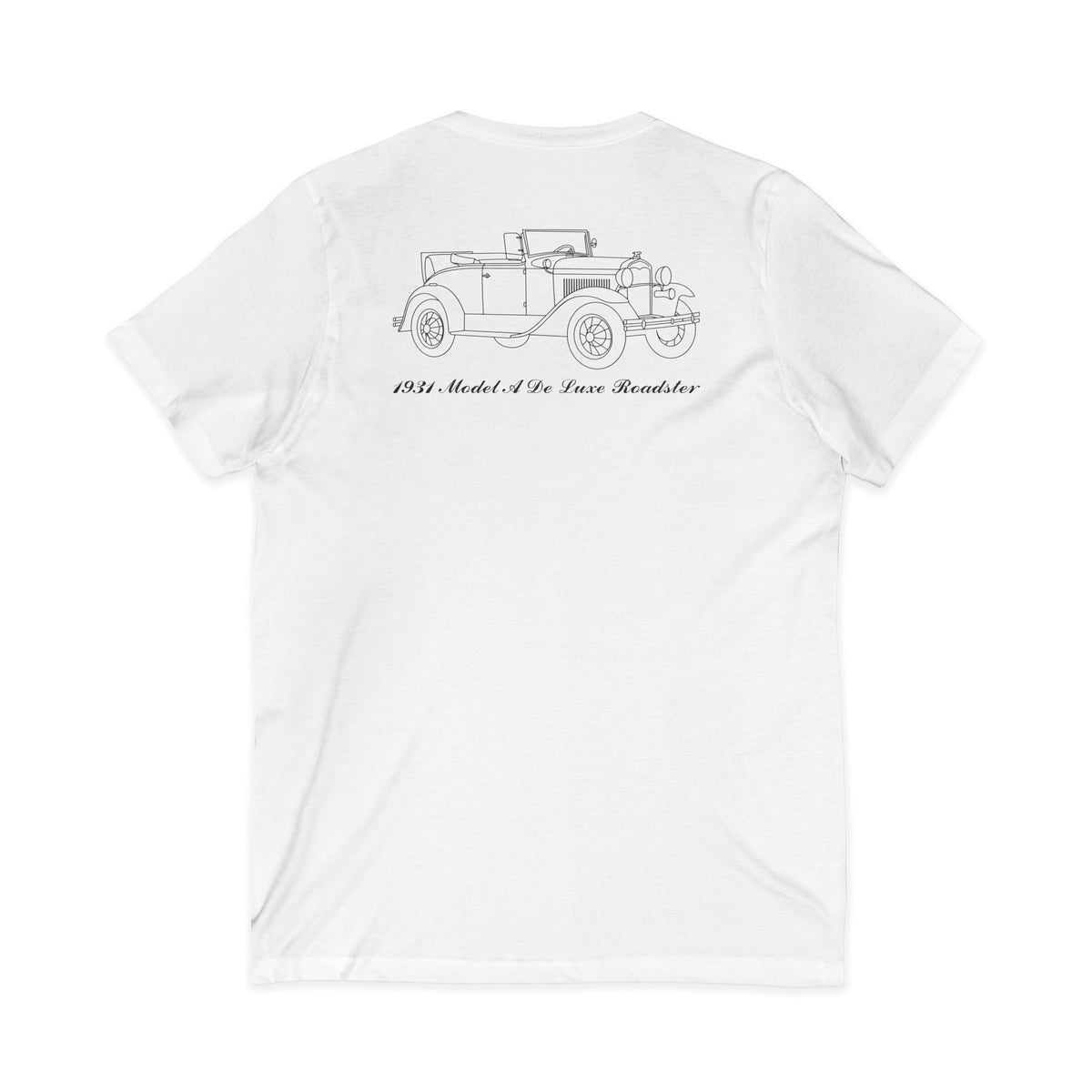 1931 De Luxe Roadster Women's V-Neck Shirt