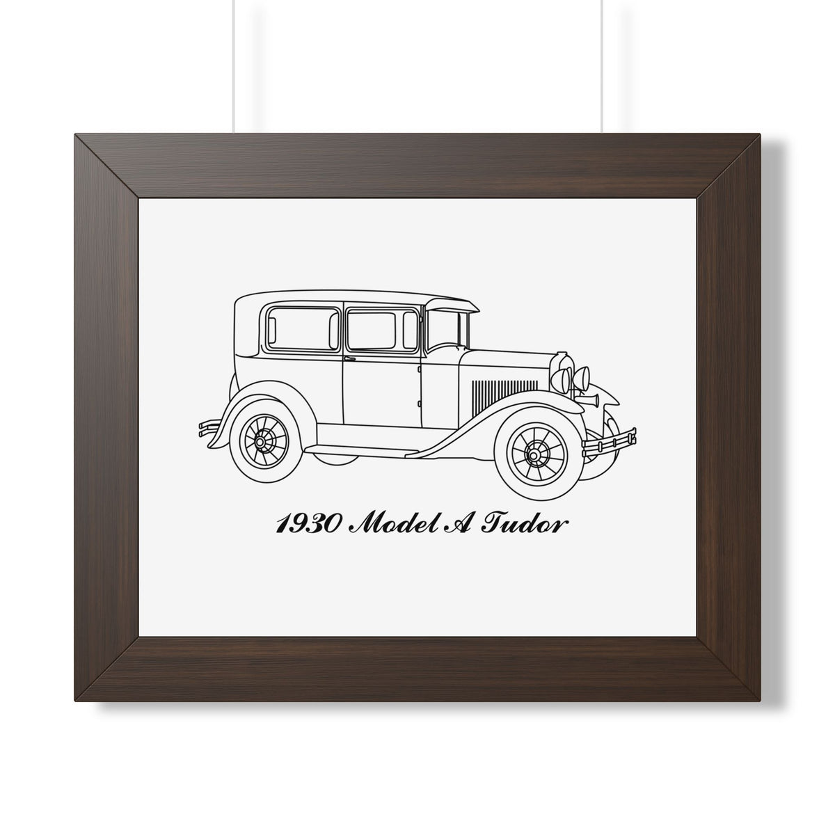 1930 Tudor Framed Drawing