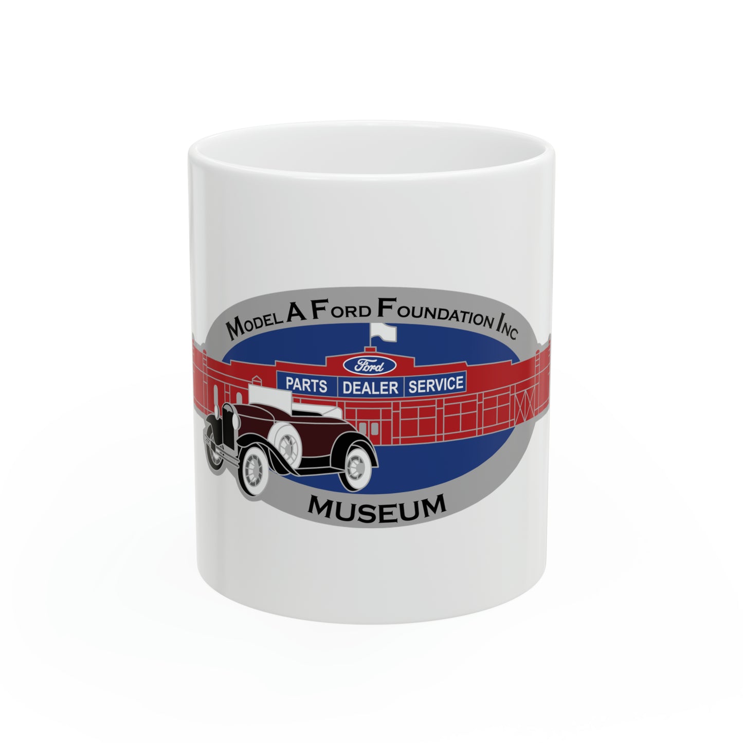 Model A Museum White Mug