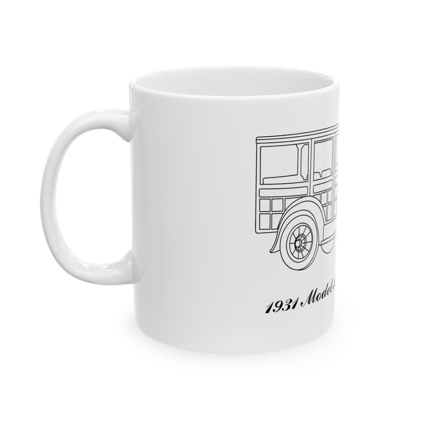 1931 Station Wagon White Mug