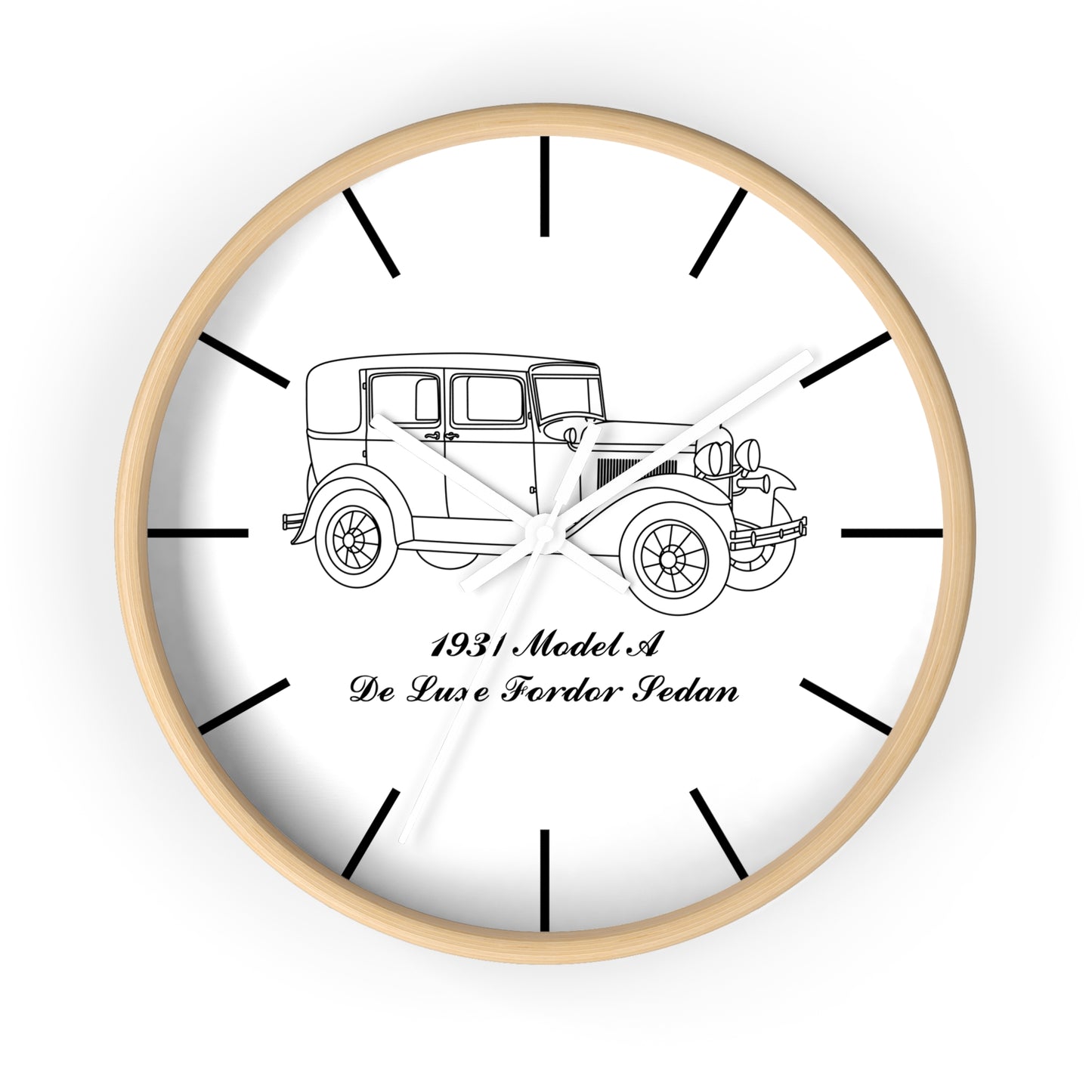 1931 De Luxe Fordor Sedan Wall Clock