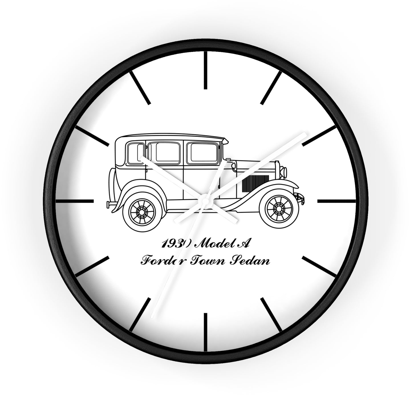 1930 Fordor Town Sedan Wall Clock