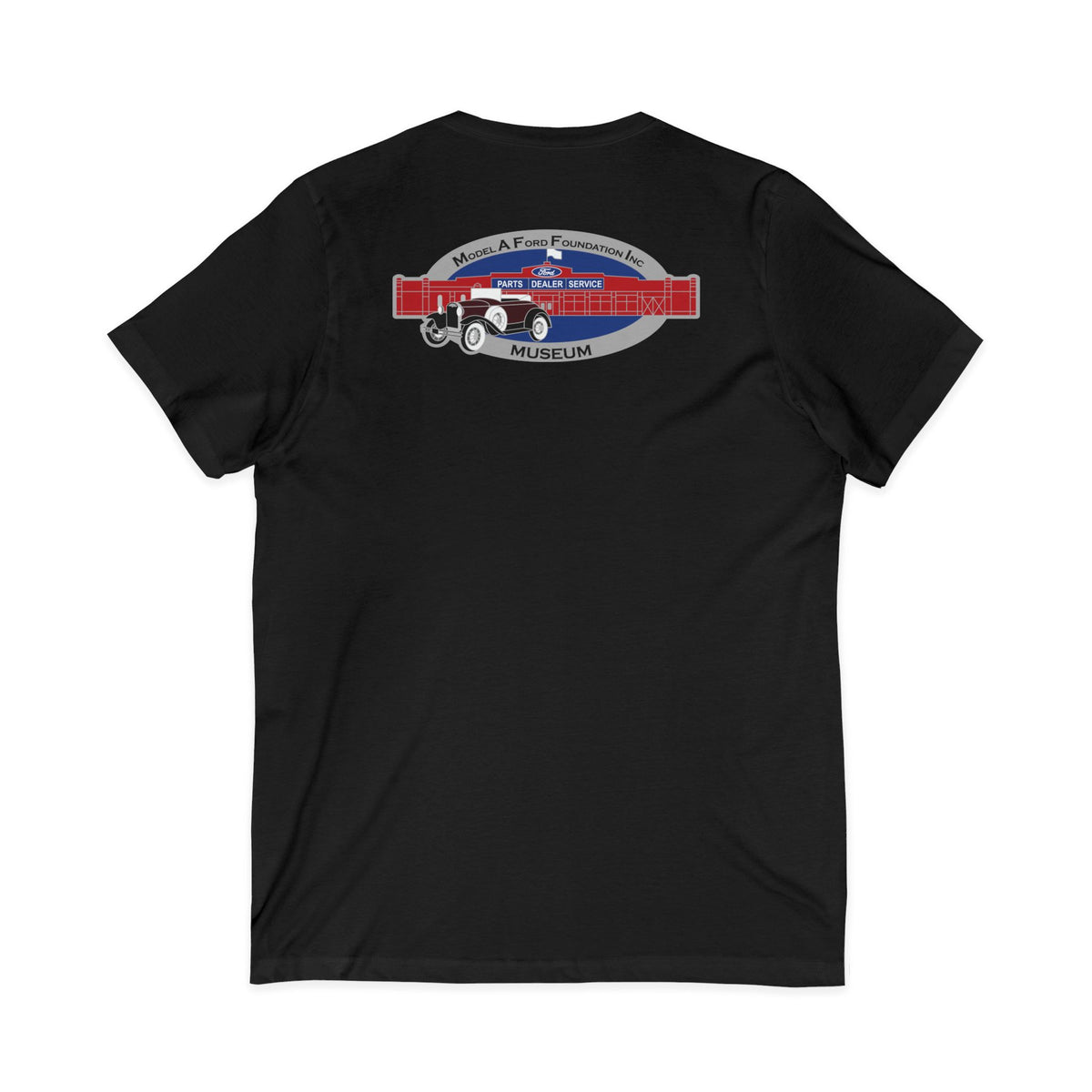 Model A Museum Women's V-Neck T-Shirt