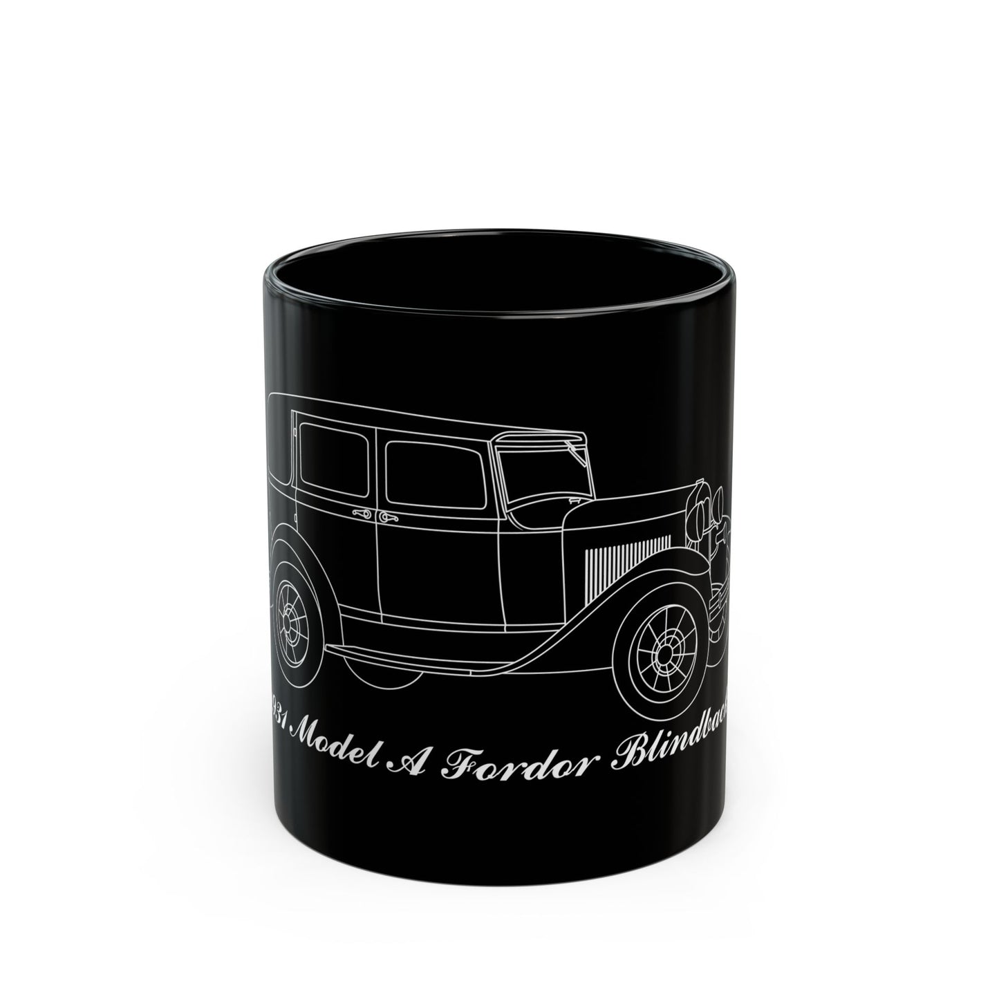1931 Fordor Blindback Black Mug