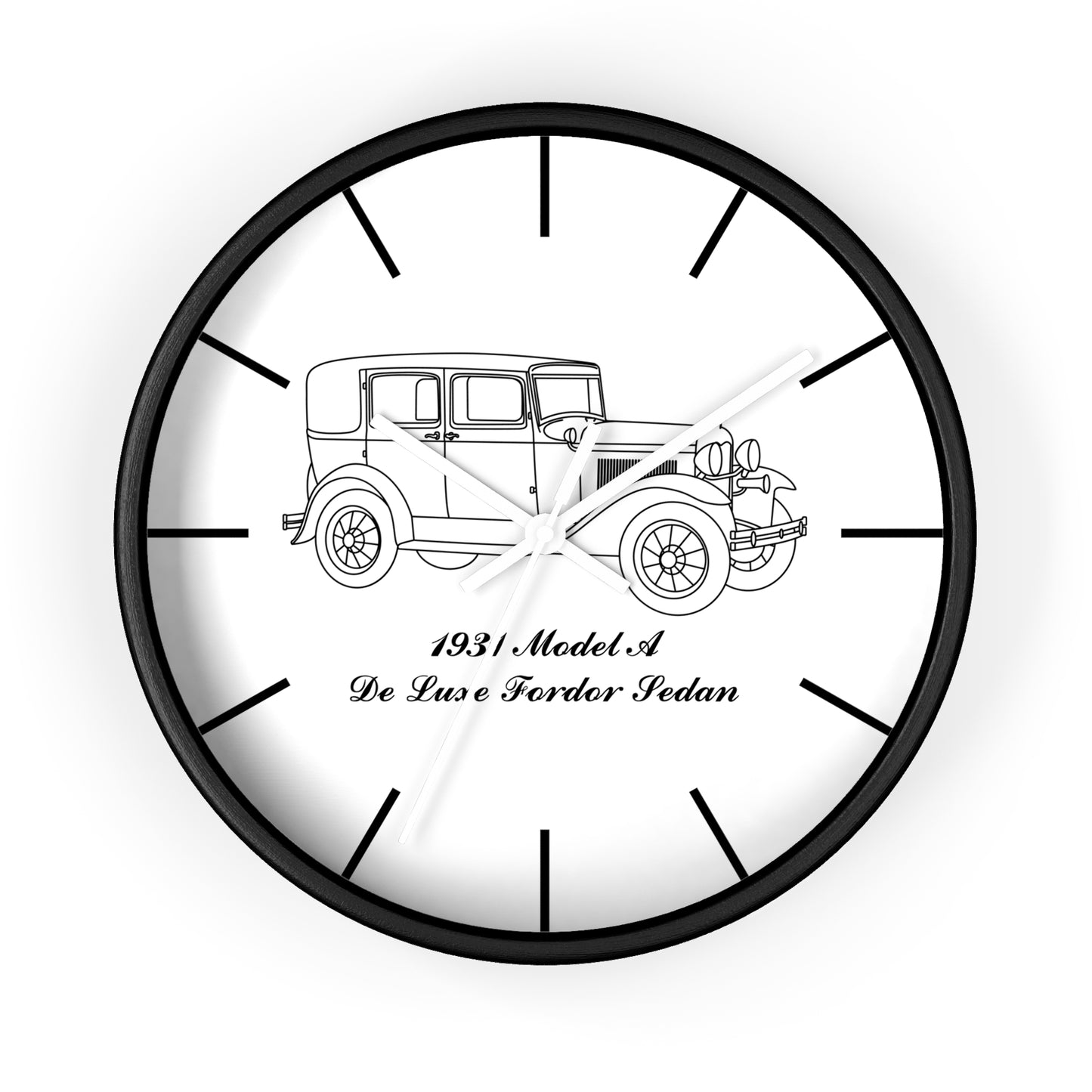 1931 De Luxe Fordor Sedan Wall Clock