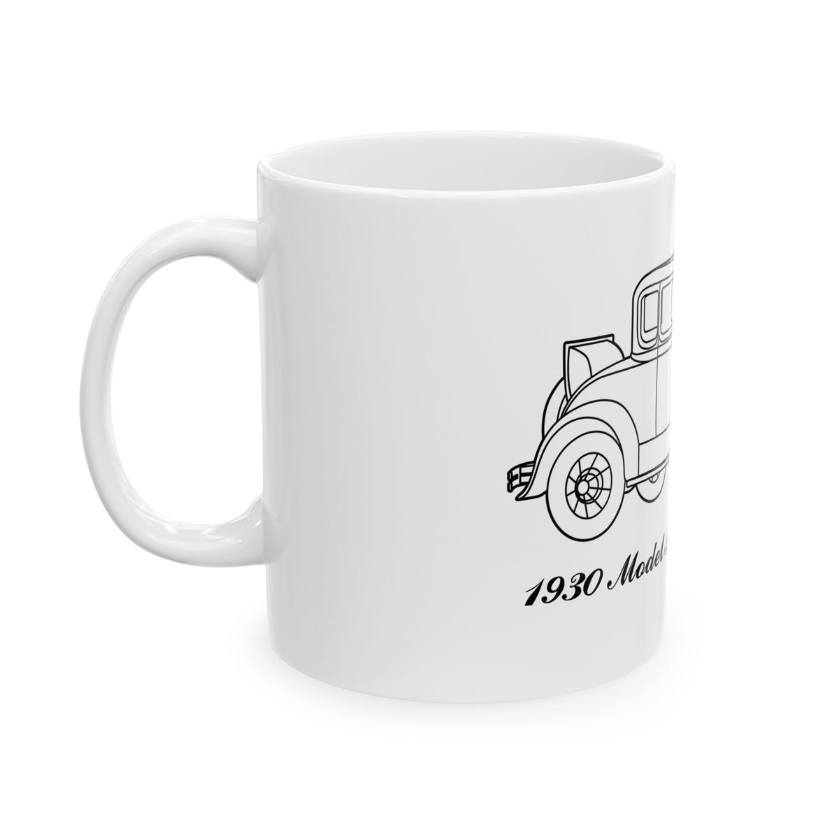 1930 De Luxe Coupe White Mug
