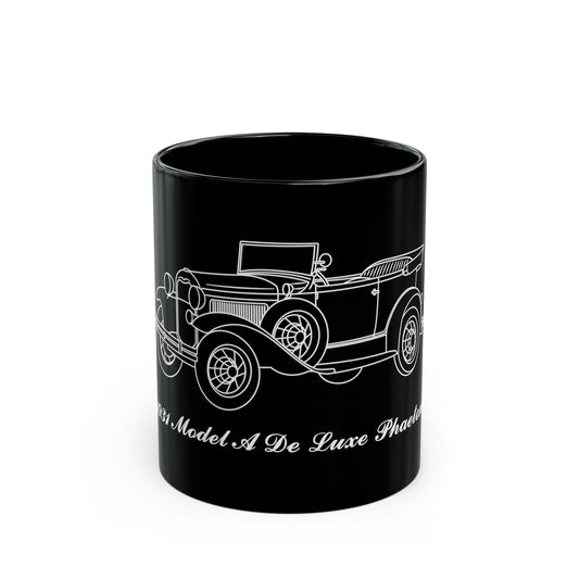 1931 De Luxe Phaeton Black Mug