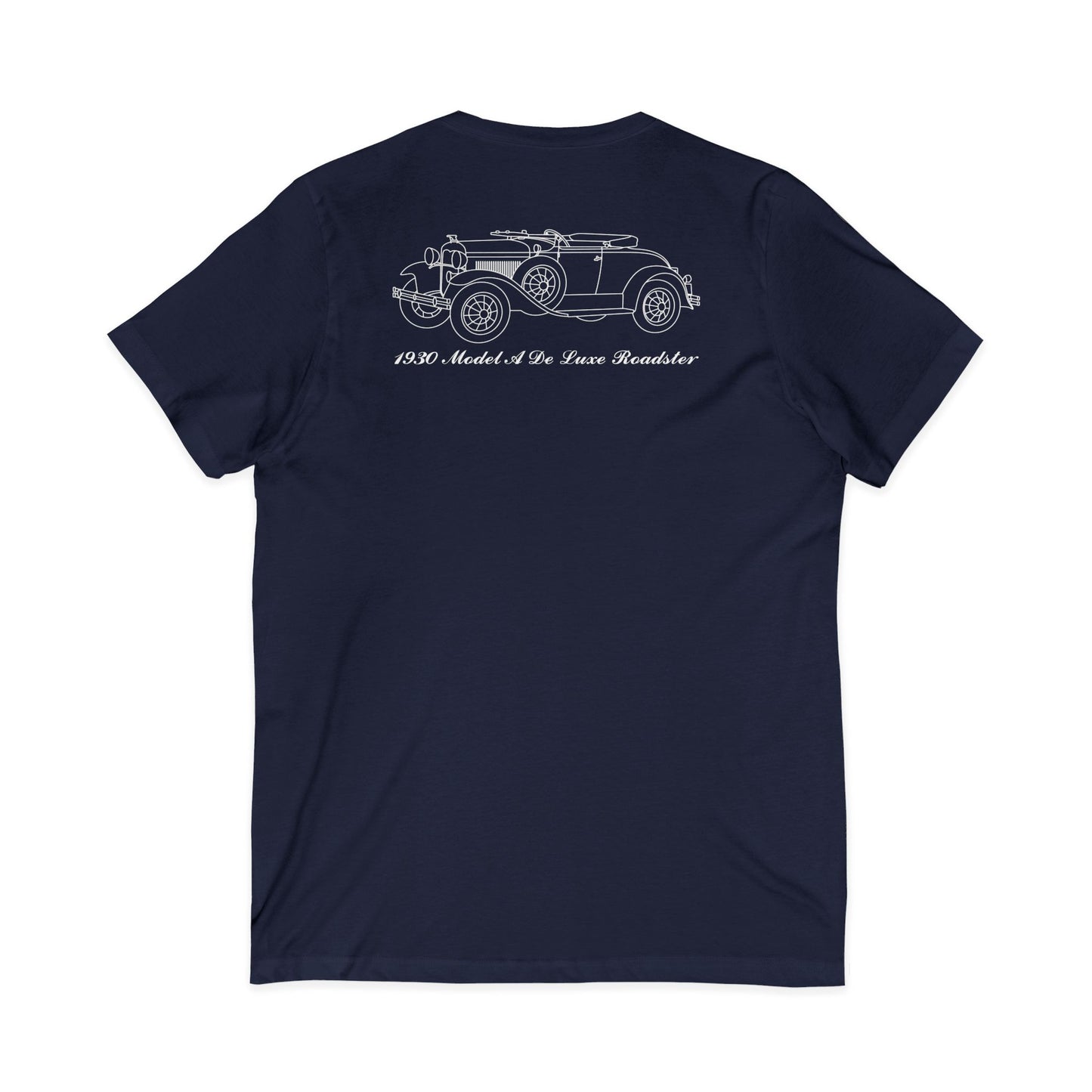 1930 De Luxe Roadster Women's V-Neck Shirt
