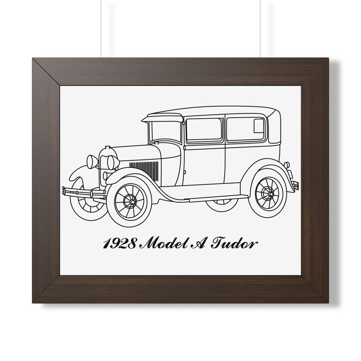 1928 Tudor Framed Drawing