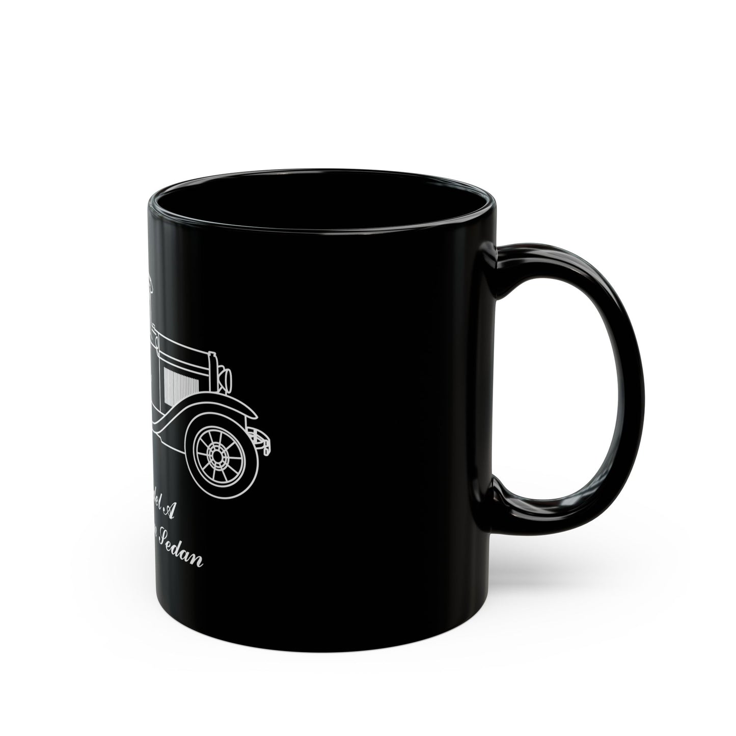 1930 Fordor Town Sedan Black Mug