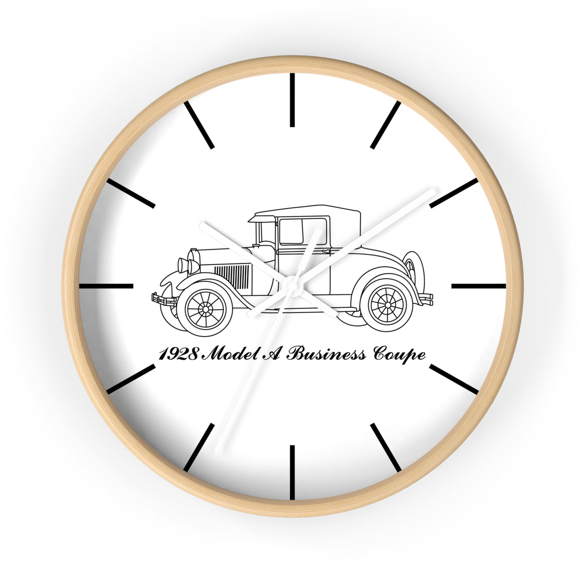 1928 Business Coupe Wall Clock