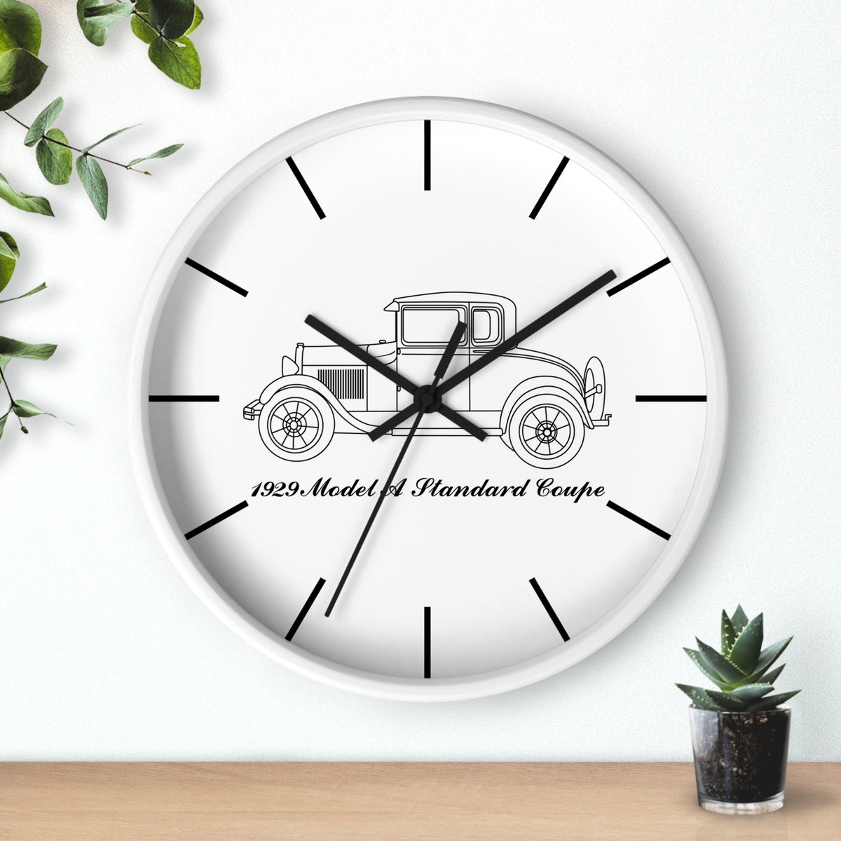 1929 Standard Coupe Wall Clock