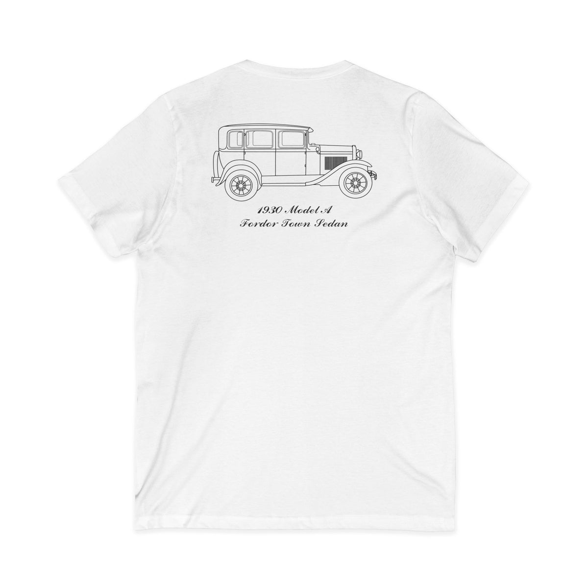 1930 Fordor Town Sedan Women's V-Neck Shirt