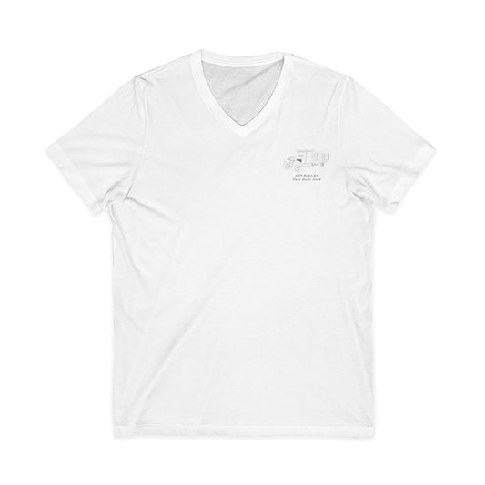 1929 AA Stake Racks Women's V-Neck Shirt