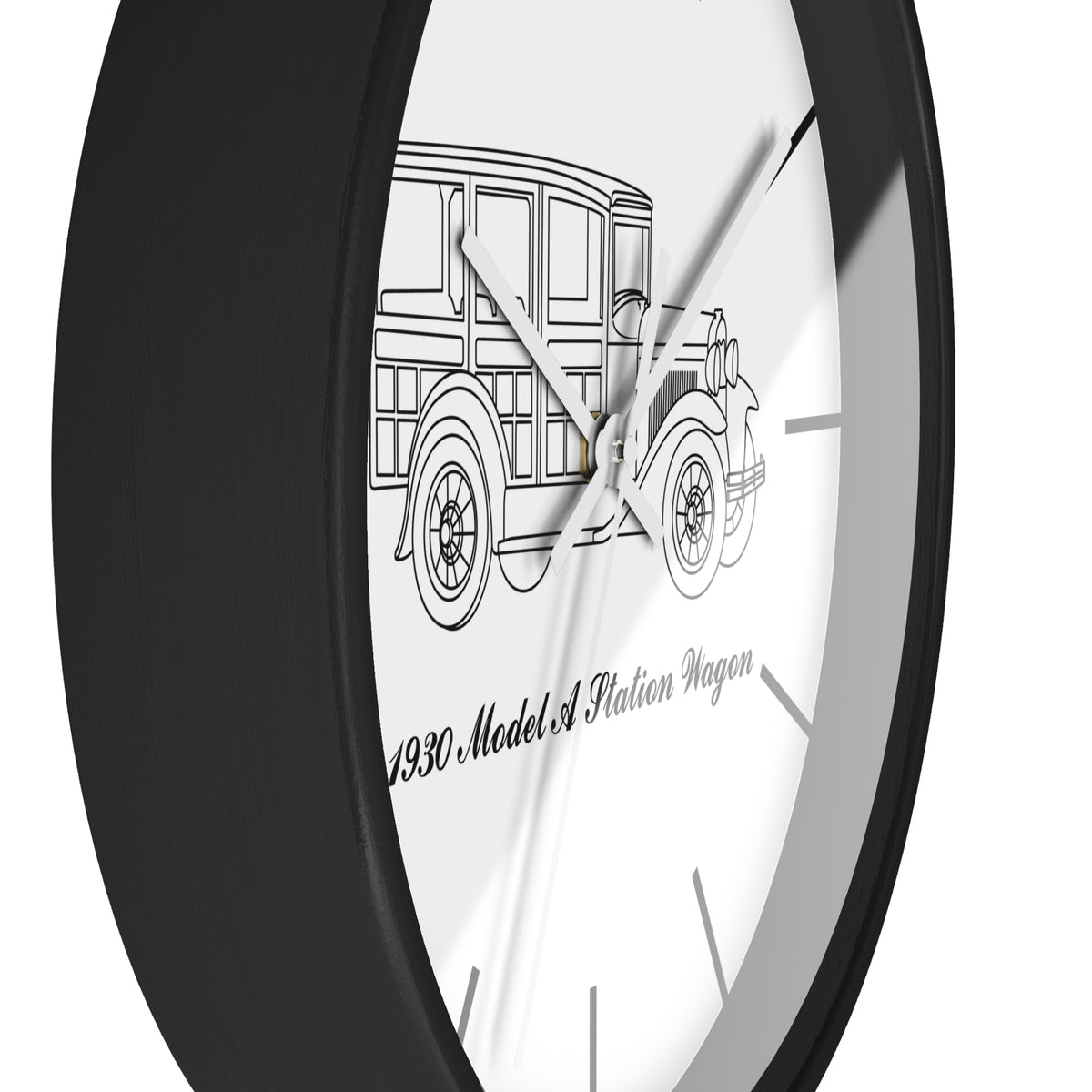 1930 Station Wagon Wall Clock
