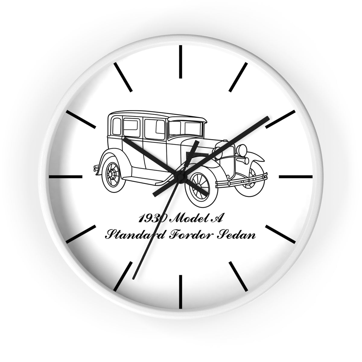 1930 Standard Fordor Sedan Wall Clock
