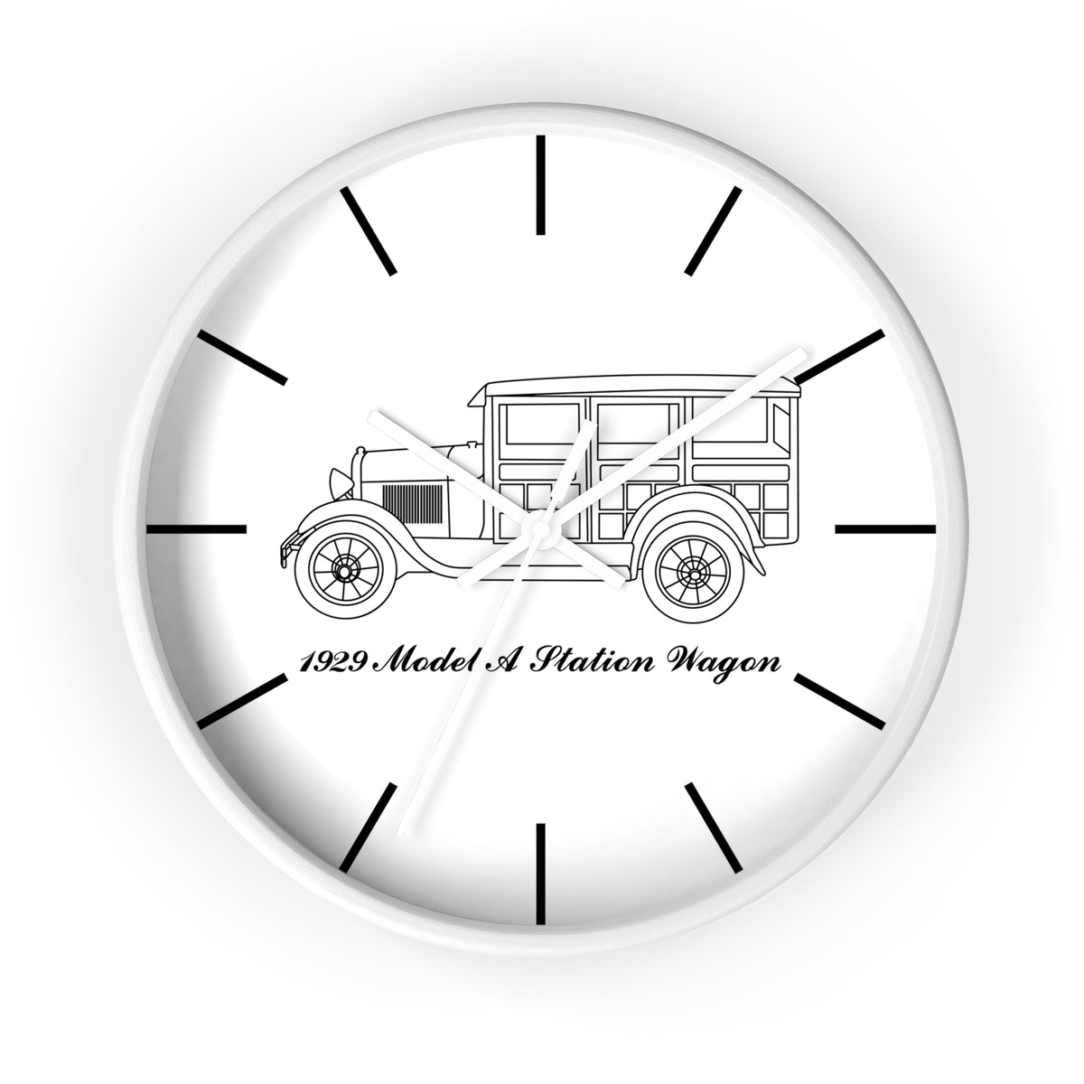 1929 Station Wagon Wall Clock