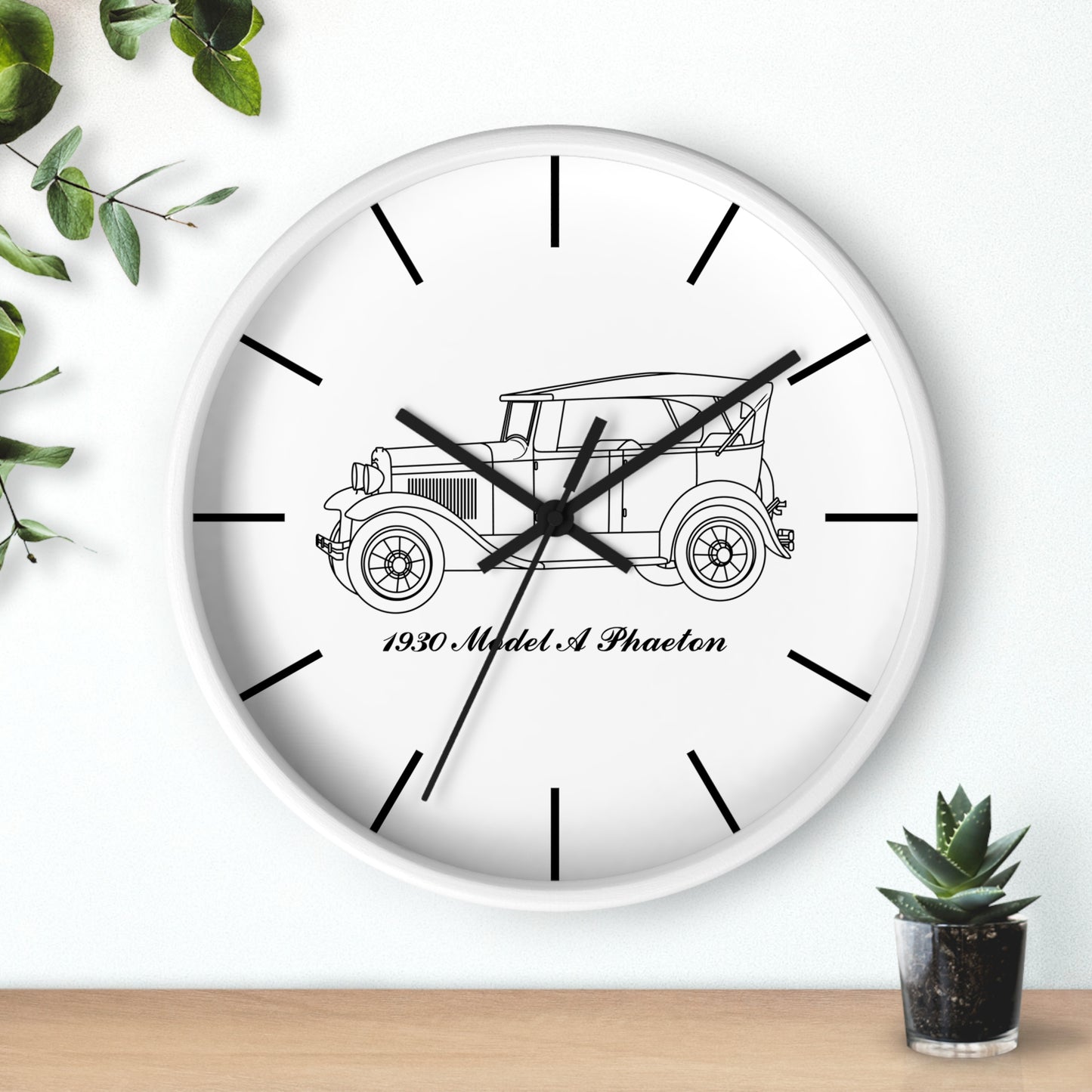 1930 Phaeton Wall Clock