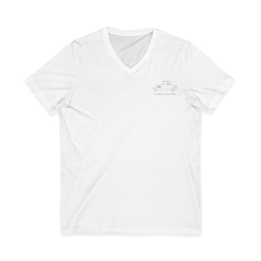 1928 Special Coupe Women's V-Neck Shirt