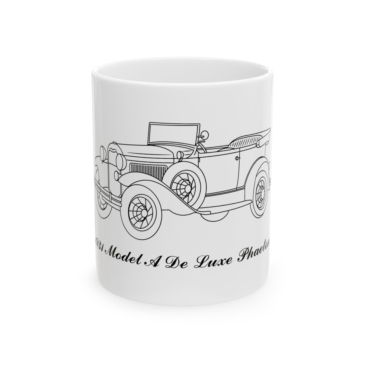 1931 De Luxe Phaeton White Mug