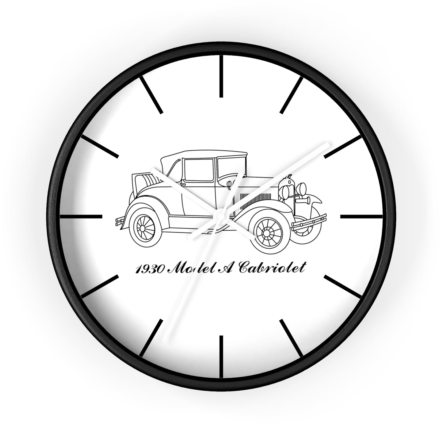 1930 Cabriolet Wall Clock