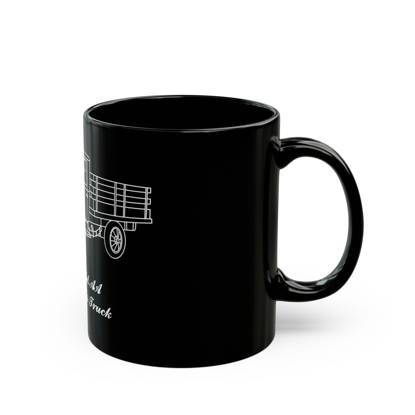 1929 AA Stake Racks Black Mug