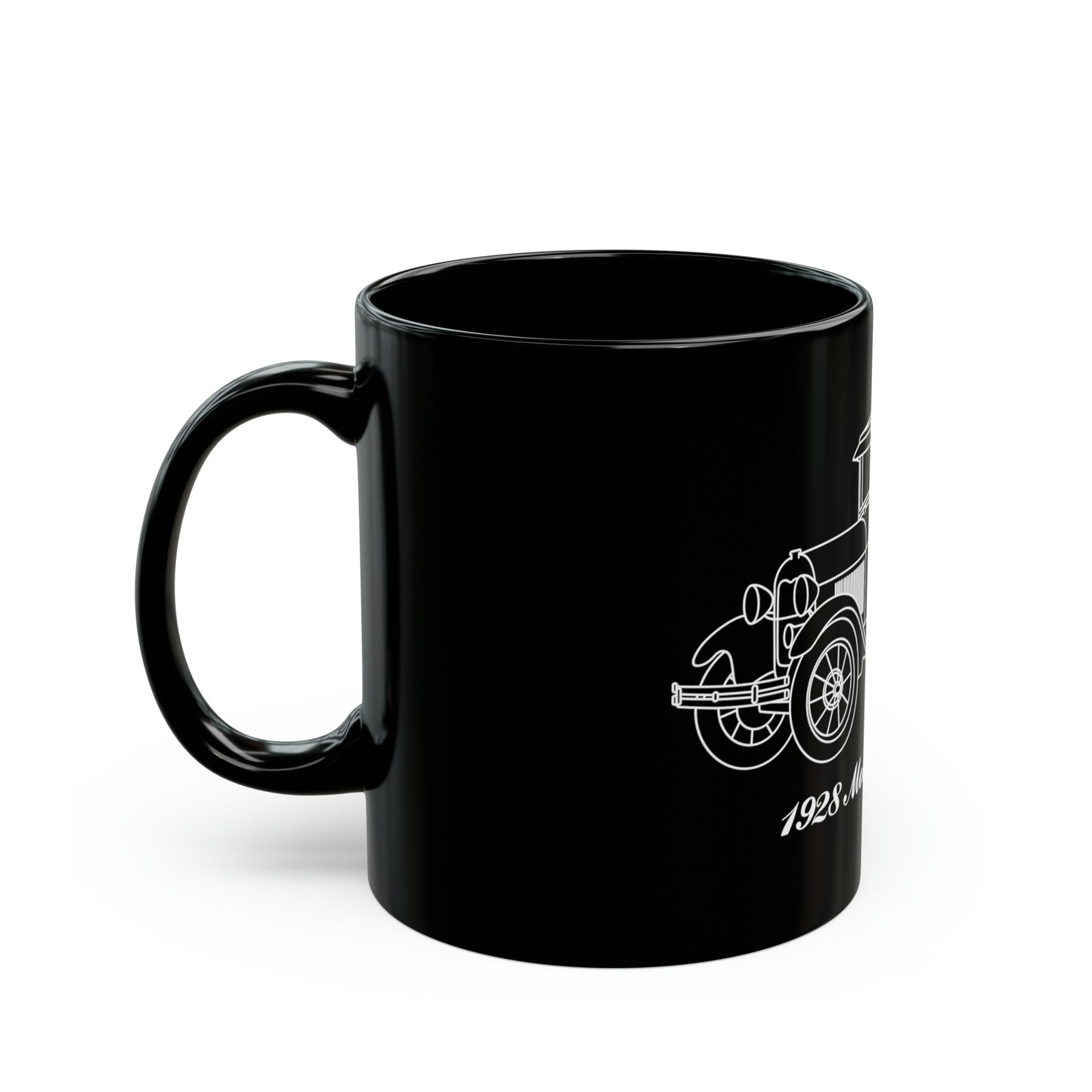 1928 Tudor Black Mug