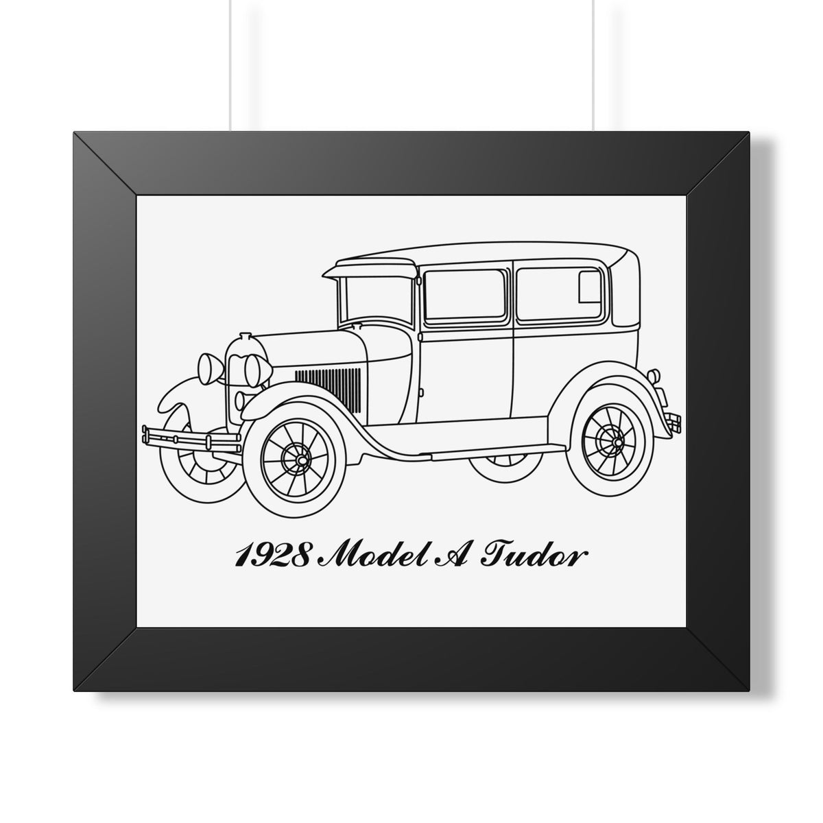 1928 Tudor Framed Drawing