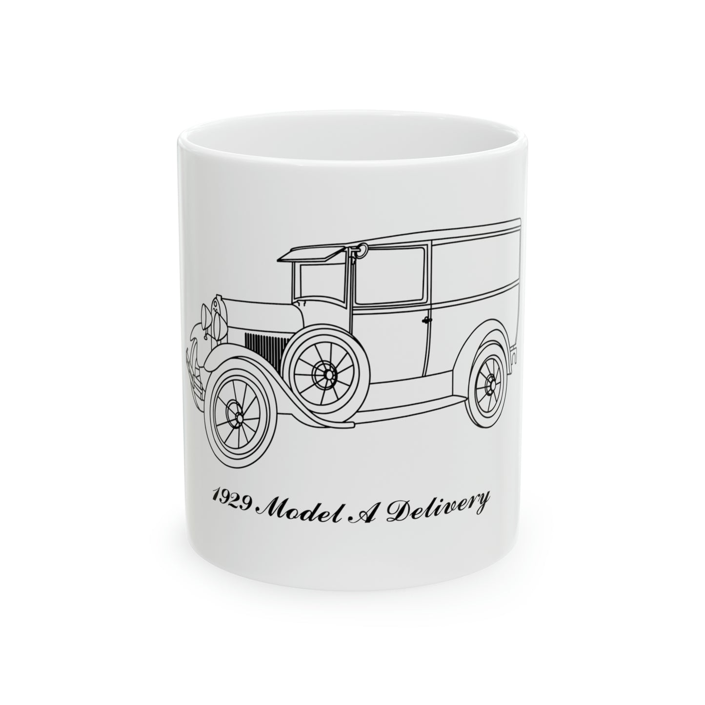 1929 Delivery White Mug