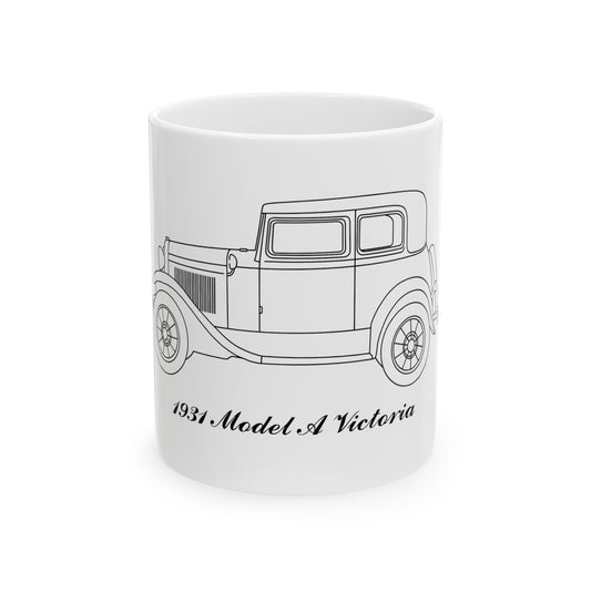 1931 Victoria White Mug