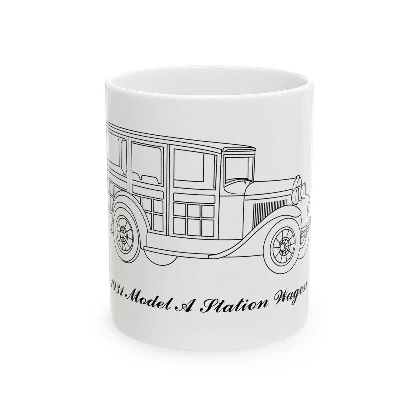 1931 Station Wagon White Mug