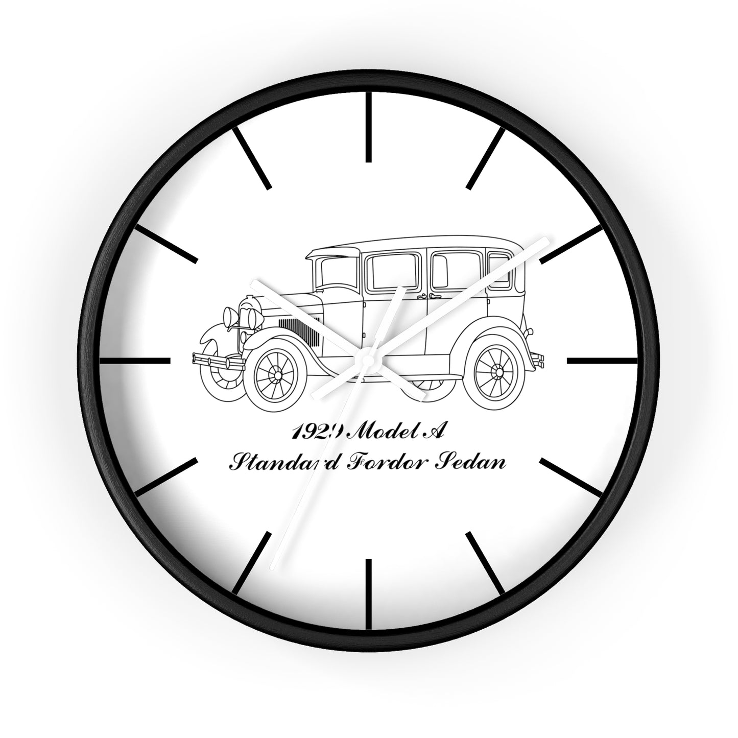 1929 Standard Fordor Sedan (3-Window) Wall Clock