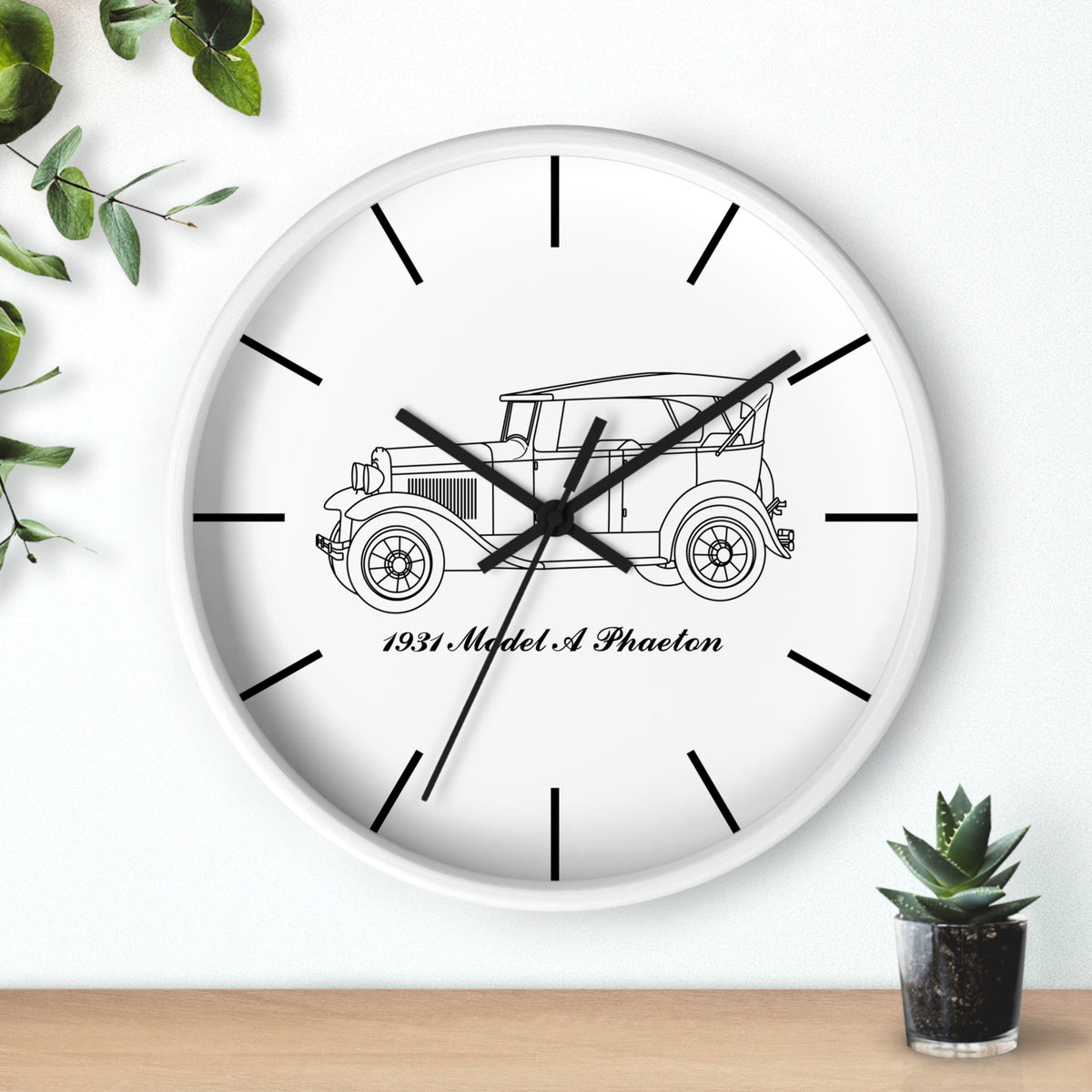 1931 Phaeton Wall Clock