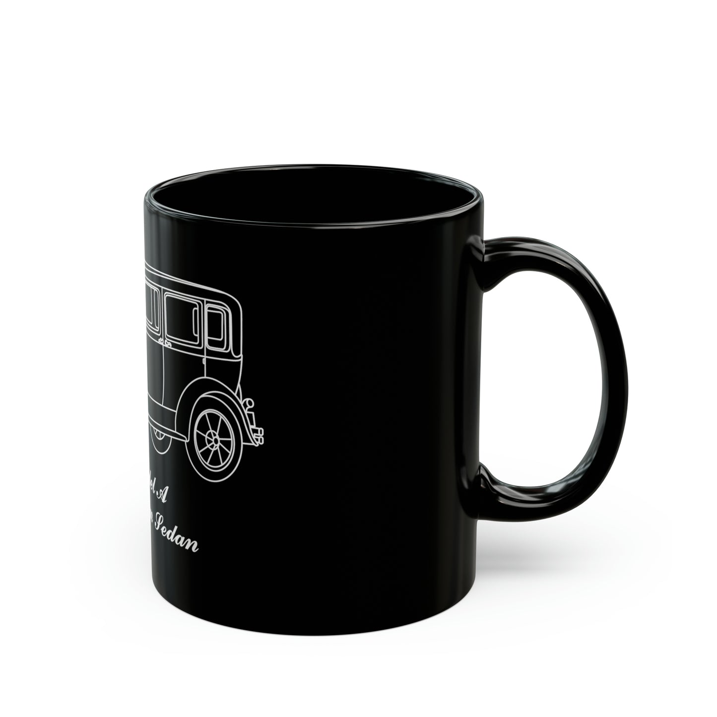 1929 Fordor Town Sedan Black Mug