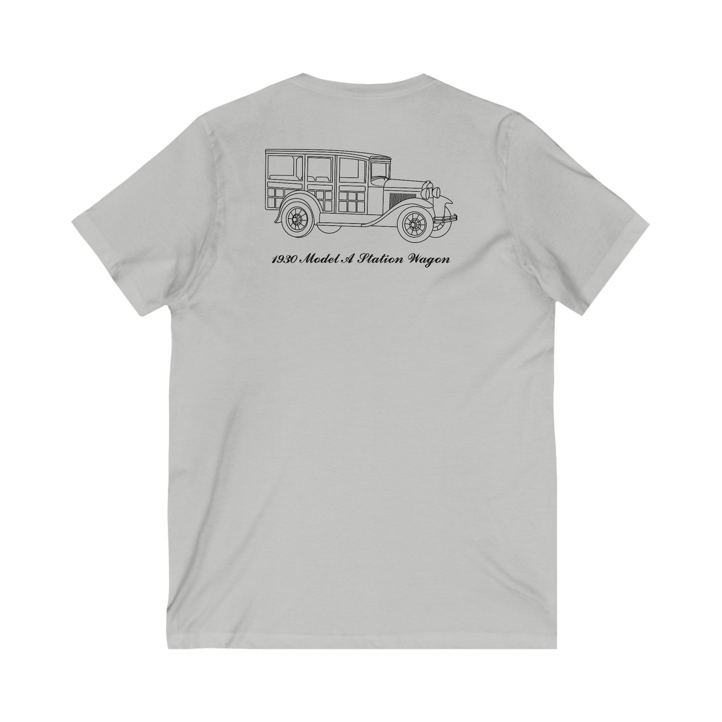 1930 Station Wagon Women's V-Neck Shirt