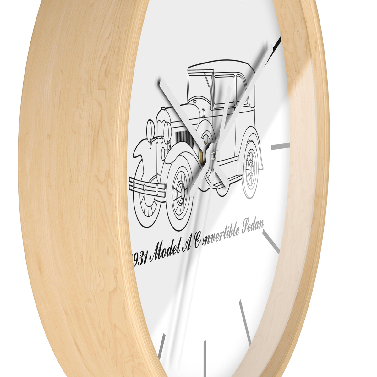 1931 Convertible Sedan Wall Clock