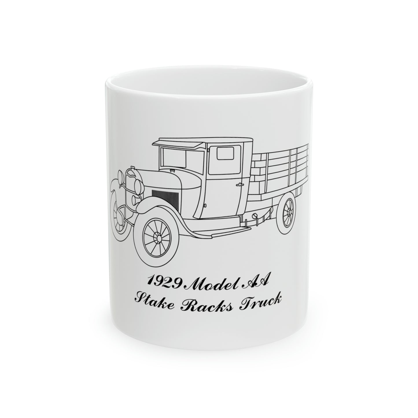 1929 AA Stake Racks White Mug